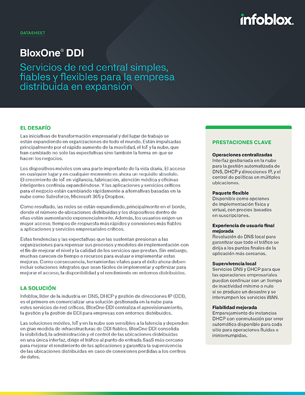 BloxOne DDI